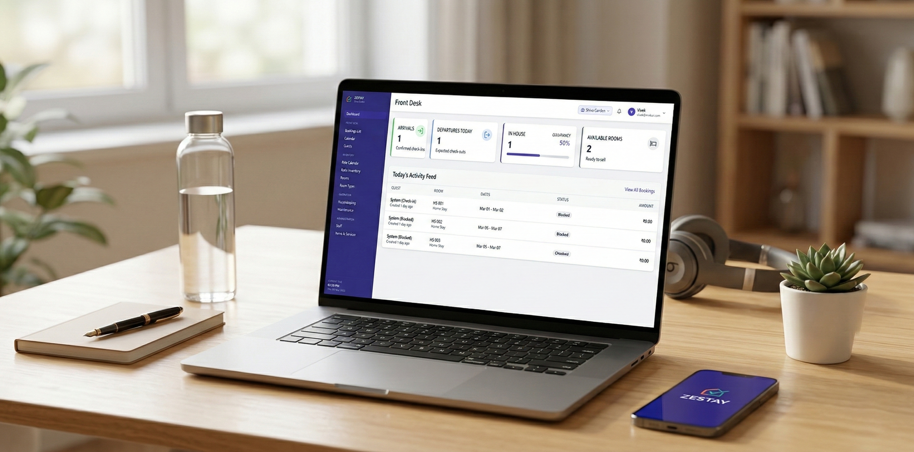 ZESTAY Dashboard